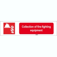 Brady Sten F004-297X74-Pe-Crd/1 ISO 7010 Sign - Collection of fire-fighting equipment 817428