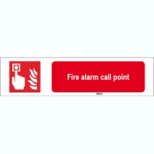 Brady Sten F005-297X74-Pe-Crd/1 ISO 7010 Sign - Fire alarm call point 817746
