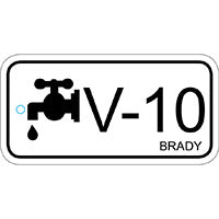 Brady Energy Tag-V-10-75X38Mm-Pp/25 Energy Source Tag Valve 138791