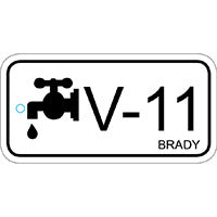 Brady Energy Tag-V-11-75X38Mm-Pp/25 Energy Source Tag Valve 138792