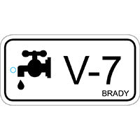 Brady Energy Tag-V-7-75X38Mm-Pp/25 Energy Source Tag Valve 138788