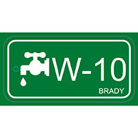 Brady Energy Tag-W-10-75X38Mm-Pp/25 Energy Source Tag Water 138755