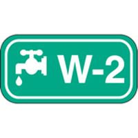 Brady Energy Tag-W-2-75X38Mm-Pp/25 Energy Source Tag  - Water 138414