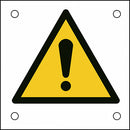 Brady W/W001/Nt/Alu05-50X50-1 ISO Safety Sign - General warning sign 302719