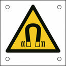 Brady W/W006/Nt/Alu05-50X50-1 ISO Safety Sign - Warning; Magnetic field 302723