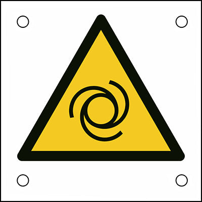 Brady W/W018/Nt/Alu05-50X50-1 ISO Safety Sign - Warning; Automatic start-up 302728