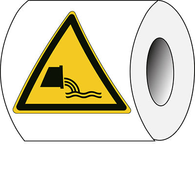 Brady W/W055/Nt/Pe-Tri100-250 ISO Safety Sign - Warning Sewage effluent outfall 301508