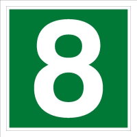 Brady E/Y008/Nt-Sa-Pholumc-150X150/1-B Glow-in-the-dark Safety Sign 134697