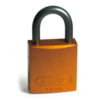 Brady Full Alu Padlocks 25Mm Sha Kd Orange/6 Aluminium padlocks - Aluminium Shackle 814070