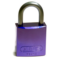 Brady Full Alu Padlocks 25Mm Sha Kd Purple/6 Aluminium padlocks - Aluminium Shackle 814071