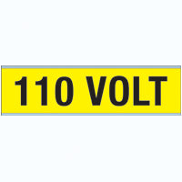 Brady Voltage Markers Cv 110 Volt A Conduit & Voltage Markers - 110 VOLT 244708