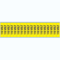Brady Voltage Markers Cv 110 Volt C Conduit & Voltage Markers - 110 VOLT 244710