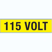 Brady Voltage Markers Cv 115 Volt A Conduit & Voltage Markers - 115 VOLT 244712