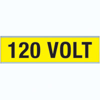 Brady Voltage Markers Cv 120 Volt A Conduit & Voltage Markers - 120 VOLT 244716
