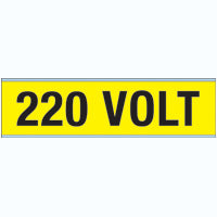 Brady Voltage Markers Cv 220 Volt A Conduit & Voltage Markers - 220 VOLT 244728