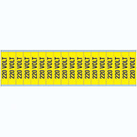 Brady Voltage Markers Cv 220 Volt C Conduit & Voltage Markers - 220 VOLT 244730