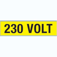 Brady Voltage Markers Cv 230 Volt A Conduit & Voltage Markers - 230 VOLT 244732