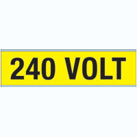 Brady Voltage Markers Cv 240 Volt A Conduit & Voltage Markers - 240 VOLT 244736