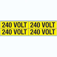 Brady Voltage Markers Cv 240 Volt B Conduit & Voltage Markers - 240 VOLT 244737