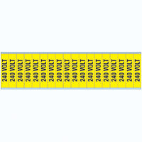 Brady Voltage Markers Cv 240 Volt C Conduit & Voltage Markers - 240 VOLT 244738