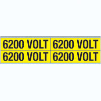 Brady Voltage Markers Cv 6200 Volt B Conduit & Voltage Markers - 6200 VOLT 244753