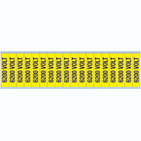 Brady Voltage Markers Cv 6200 Volt C Conduit & Voltage Markers - 6200 VOLT 244754