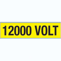 Brady Voltage Markers Cv 12000 Volt A Conduit & Voltage Markers - 12000 VOLT 244760