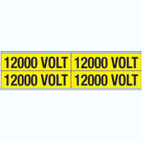 Brady Voltage Markers Cv 12000 Volt B Conduit & Voltage Markers - 12000 VOLT 244761