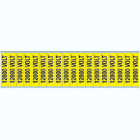 Brady Voltage Markers Cv 12000 Volt C Conduit & Voltage Markers - 12000 VOLT 244762