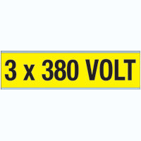 Brady Voltage Markers Cv 3X380V A Conduit & Voltage Markers - 380 VOLT 244776