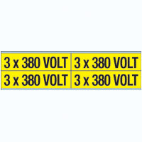 Brady Voltage Markers Cv 3X380V B Conduit & Voltage Markers - 380 VOLT 244777