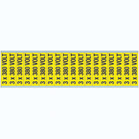 Brady Voltage Markers Cv 3X380V C Conduit & Voltage Markers - 380 VOLT 244778