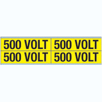 Brady Voltage Markers Cv 500 Volt B Conduit & Voltage Markers - 500 VOLT 244833