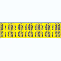Brady Voltage Markers Cv 500 Volt D Conduit & Voltage Markers - 500 VOLT 244835