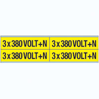 Brady Voltage Markers Cv 3X380 V+N B Conduit & Voltage Markers - 380 V + N 244841
