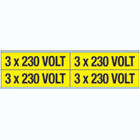 Brady Voltage Markers Cv 3X230V B Conduit & Voltage Markers - 230 V 244930