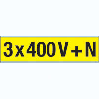 Brady Voltage Markers Cv 3X 400 V + N-A Conduit & Voltage Markers - 400 V + N 251973