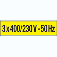 Brady Voltage Markers Cv 3X 400/230 V-50 Hz-A Conduit & Voltage Markers - 400 / 230 V 50 HZ 251977