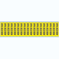 Brady Voltage Markers Cv 400/230 Volt-C Conduit & Voltage Markers - 400 / 230 VOLT 251983