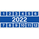 Brady PAST B500 57X25(9) BLU 2022 Inspection Date Labels 834278