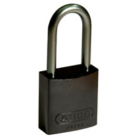 Brady Full Alu Padlocks 40Mm Sha Kd Black/6 Aluminium padlocks - Aluminium Shackle 814074
