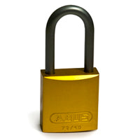 Brady Full Alu Padlocks 40Mm Sha Kd Yellow/6 Aluminium padlocks - Aluminium Shackle 814075