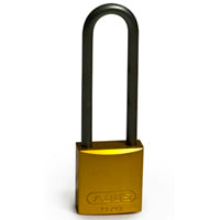 Brady Full Alu Padlocks 75Mm Sha Kd Yellow/6 Aluminium padlocks - Aluminium Shackle 814082