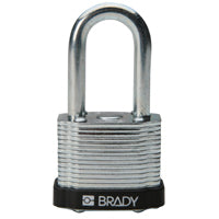 Brady Steel Padlock 38Mm Sha Kd Black/6 Laminated Steel Padlocks - Key retaining 814096