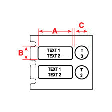 Brady PTL-117-499 Nylon Cloth Labels For M611, Bmp61 And Bmp71 019262