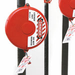 Brady Gate Valve Lockouts Gvlo 10-13 Red Brady Gate Valve Lockouts 065564