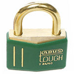 Brady Brass Padlock, 43 Mm Kd Green  12/Pac Brass Padlocks 051356