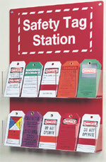 Brady Tag Safety Center 10-Pocket Tag Safety Station 081773