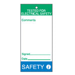 Brady Tag-E- Tested For Elec.-75X160mm Maintenance and Quality Tags 230812