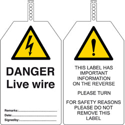 Brady Safety Tags 145X85mm Brady Safety Tags 241710